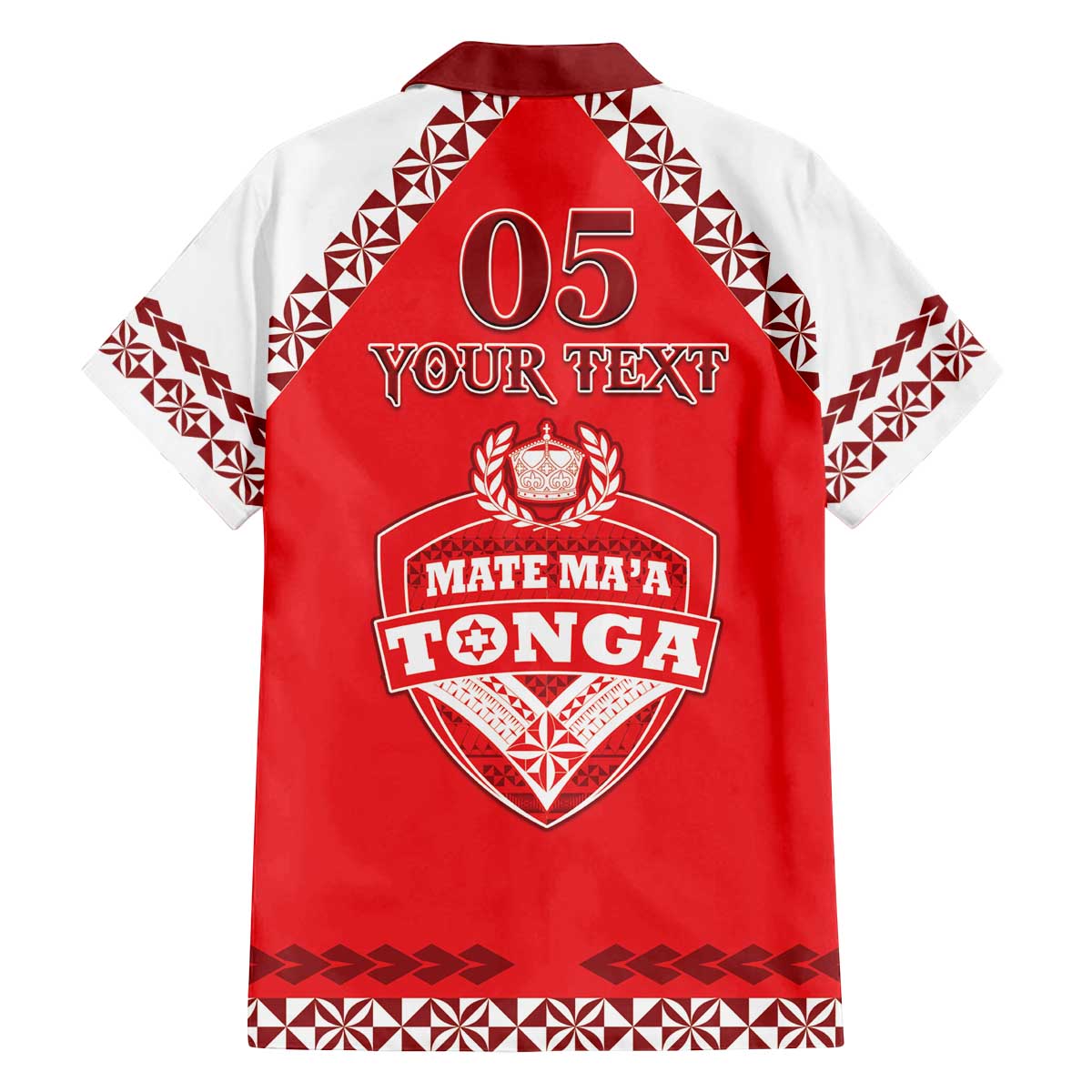 Custom Tonga Mate Maa Rugby Family Matching Off The Shoulder Long Sleeve Dress and Hawaiian Shirt Go Champions LT05 - Polynesian Pride