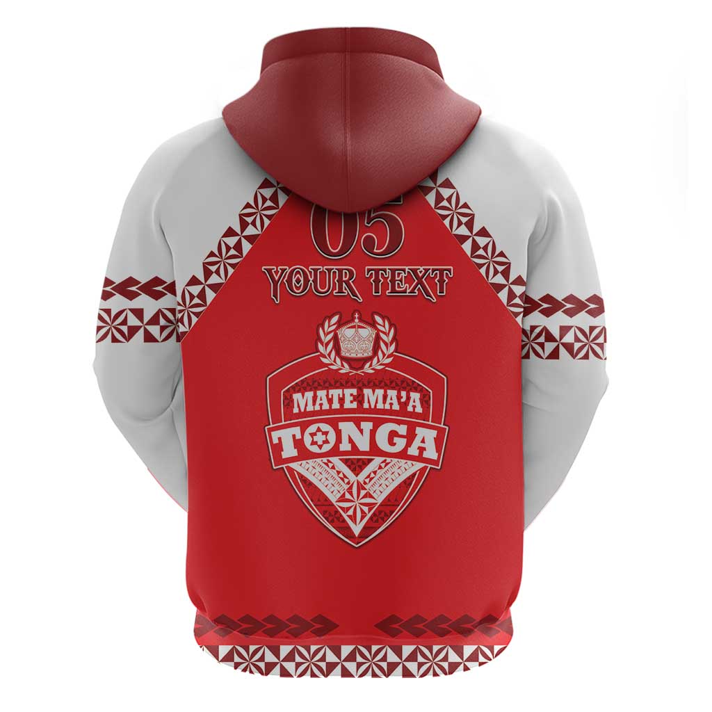 Custom Tonga Mate Maa Rugby Hoodie Go Champions