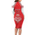 Custom Tonga Mate Maa Rugby Long Sleeve Bodycon Dress Go Champions