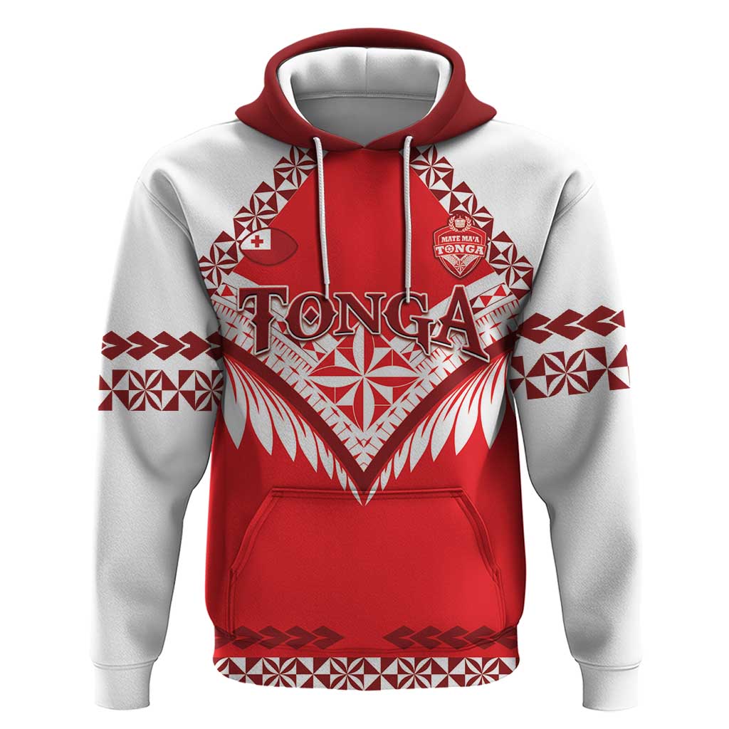 Custom Tonga Mate Maa Rugby Zip Hoodie Go Champions
