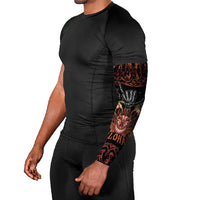 Aloha Halloween Arm Sleeves Horror Tiki Heavy Metal Style - Polynesian Pride