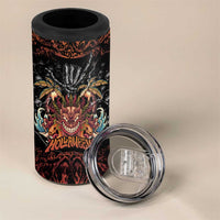 Aloha Halloween 4 in 1 Can Cooler Tumbler Horror Tiki Heavy Metal Style - Polynesian Pride