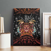 Aloha Halloween Canvas Wall Art Horror Tiki Heavy Metal Style - Polynesian Pride
