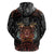 Aloha Halloween Hoodie Horror Tiki Heavy Metal Style - Polynesian Pride