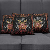 Aloha Halloween Pillow Cover Horror Tiki Heavy Metal Style - Polynesian Pride