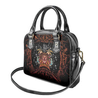 Aloha Halloween Shoulder Handbag Horror Tiki Heavy Metal Style - Polynesian Pride