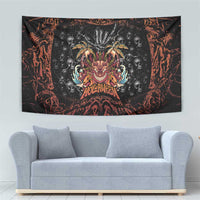 Aloha Halloween Tapestry Horror Tiki Heavy Metal Style - Polynesian Pride