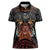 Aloha Halloween Women Polo Shirt Horror Tiki Heavy Metal Style - Polynesian Pride