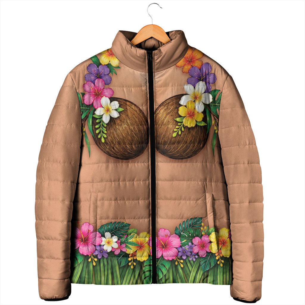 Hawaii Hula Costume Padded Jacket Coconut Bra Lei Flowers Grass Skirt LT05 - Polynesian Pride