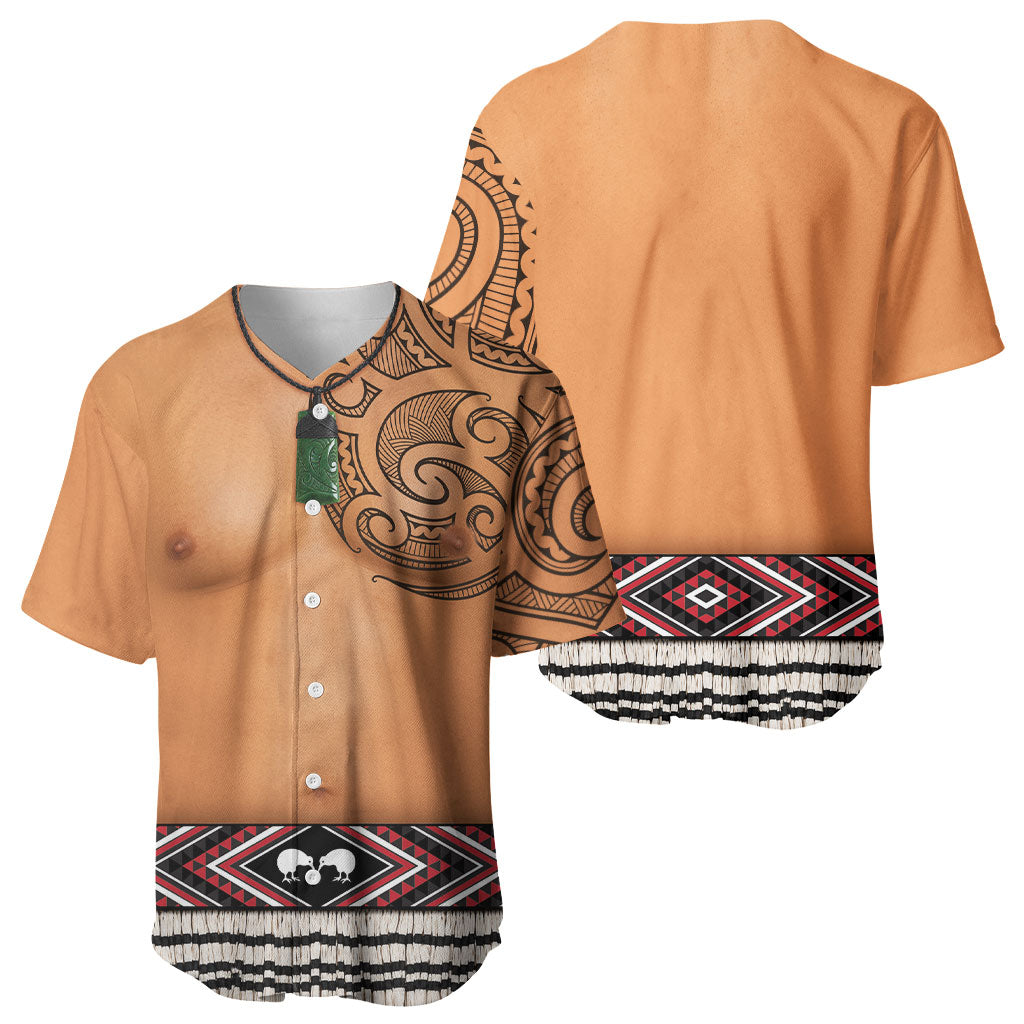 New Zealand Maori Tattoo Costume Baseball Jersey LT05 - Polynesian Pride
