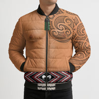 New Zealand Maori Tattoo Costume Bomber Puffer Jacket LT05 - Polynesian Pride