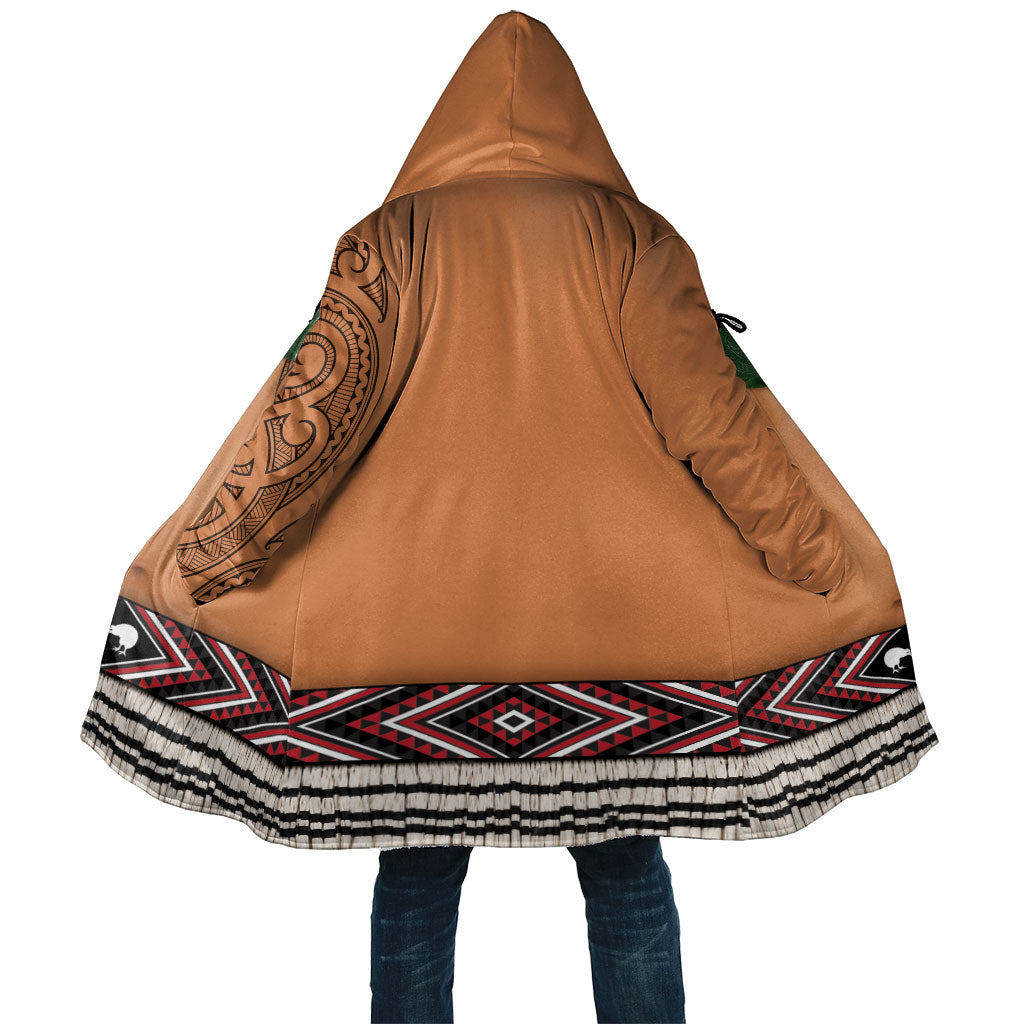 New Zealand Maori Tattoo Costume Cloak LT05 Unisex Beige - Polynesian Pride