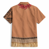 Samoa Tribal Tattoo Costume Hawaiian Shirt Ula Fala Necklace LT05 - Polynesian Pride