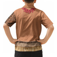Samoa Tribal Tattoo Costume Hawaiian Shirt Ula Fala Necklace LT05 - Polynesian Pride