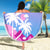 Fiji Your Paradise Festival Beach Blanket With Fijian Masi Tapa Pattern LT05 - Polynesian Pride