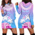 Personalised Fiji Your Paradise Festival Hoodie Dress With Fijian Masi Tapa Pattern LT05 - Polynesian Pride