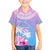 Personalised Fiji Your Paradise Festival Kid Hawaiian Shirt With Fijian Masi Tapa Pattern LT05 Kid Blue - Polynesian Pride