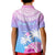 Personalised Fiji Your Paradise Festival Kid Polo Shirt With Fijian Masi Tapa Pattern LT05 - Polynesian Pride