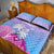 Fiji Your Paradise Festival Quilt Bed Set With Fijian Masi Tapa Pattern LT05 - Polynesian Pride