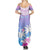 Personalised Fiji Your Paradise Festival Summer Maxi Dress With Fijian Masi Tapa Pattern LT05 - Polynesian Pride