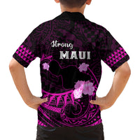 Hawaii Strong Maui Family Matching Off Shoulder Long Sleeve Dress and Hawaiian Shirt Lahaina Is Not For Sale LT05 - Polynesian Pride