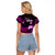 Hawaii Strong Maui Raglan Cropped T Shirt Lahaina Is Not For Sale LT05 - Polynesian Pride