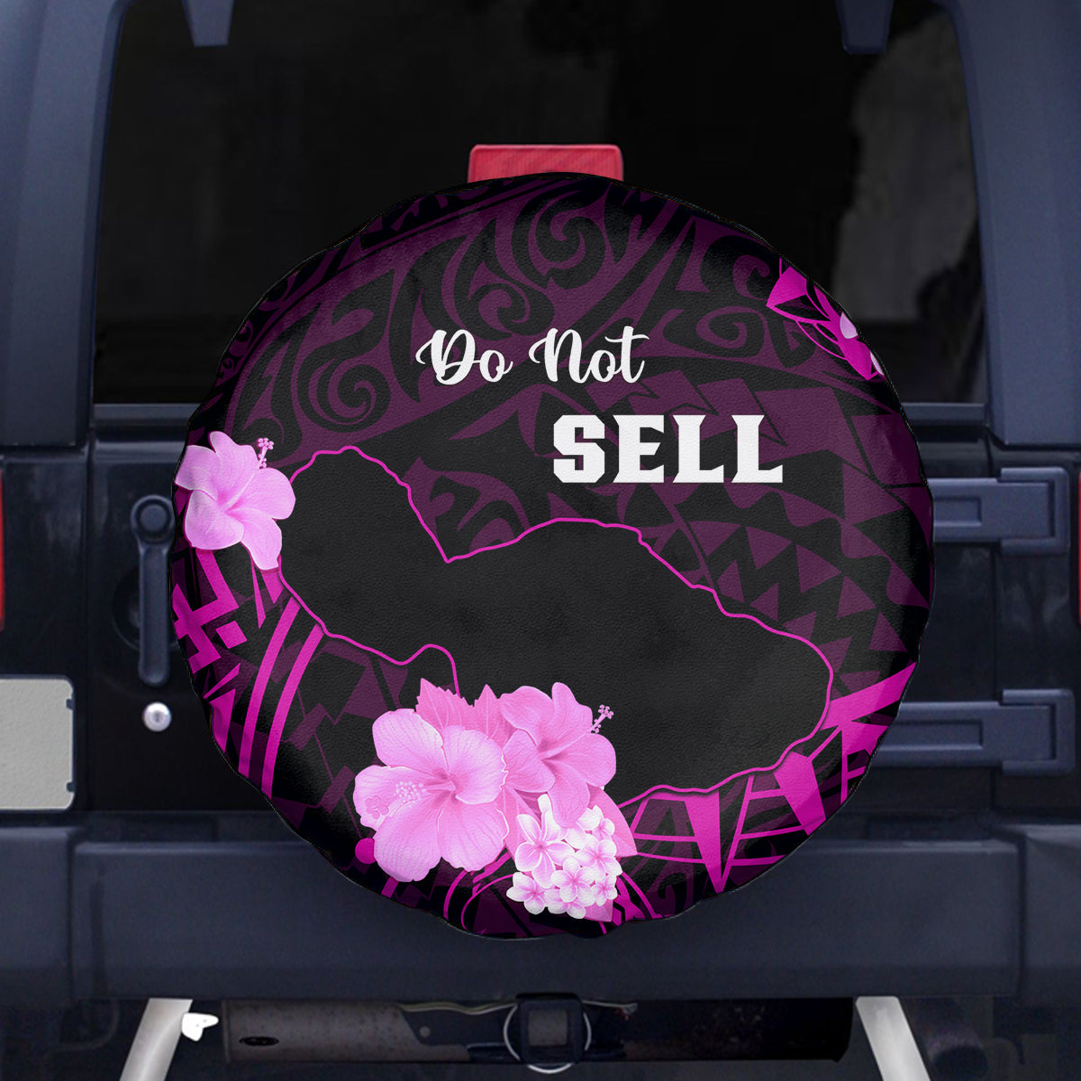 Hawaii Strong Maui Spare Tire Cover Lahaina Is Not For Sale LT05 Pink - Polynesian Pride