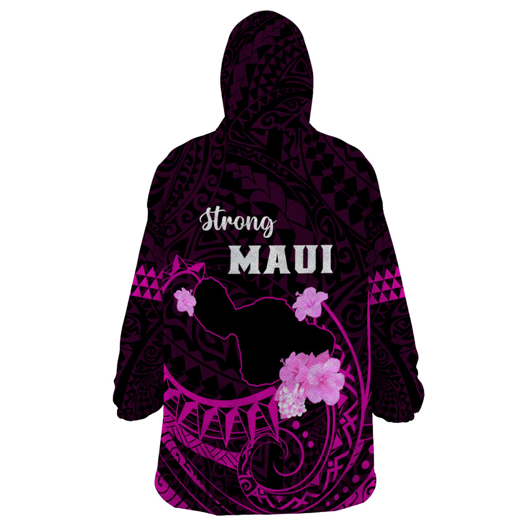 Hawaii Strong Maui Wearable Blanket Hoodie Lahaina Is Not For Sale LT05 - Polynesian Pride