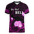 Hawaii Strong Maui Women V Neck T Shirt Lahaina Is Not For Sale LT05 Female Pink - Polynesian Pride