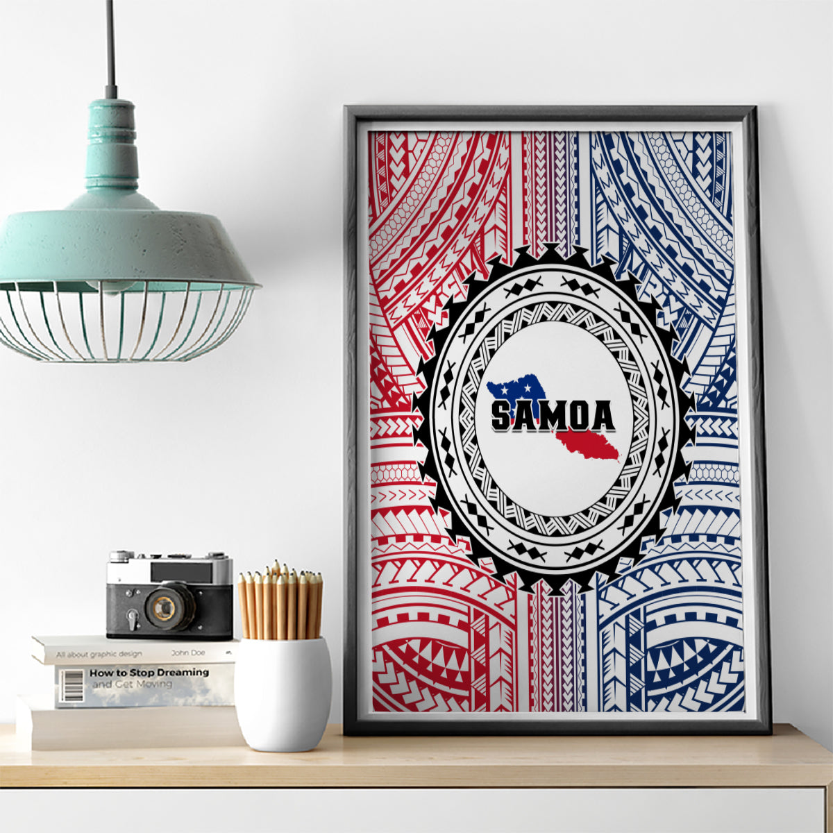 Samoa Black Saturday Canvas Wall Art Polynesian Tribal Simple Style LT05 - Polynesian Pride