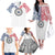 Samoa Black Saturday Family Matching Off Shoulder Long Sleeve Dress and Hawaiian Shirt Polynesian Tribal Simple Style LT05 - Polynesian Pride