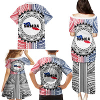 Samoa Black Saturday Family Matching Puletasi Dress and Hawaiian Shirt Polynesian Tribal Simple Style LT05 - Polynesian Pride