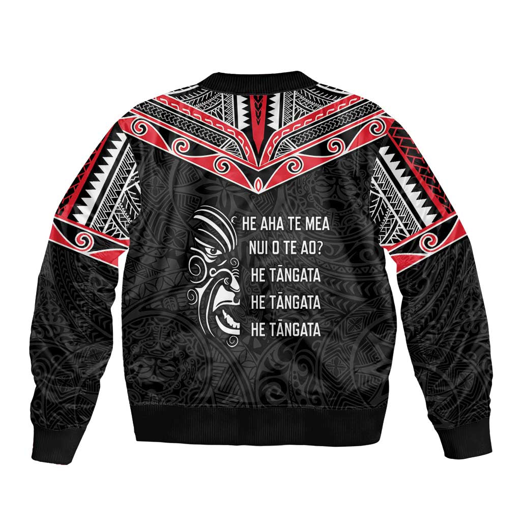 Aotearoa Toitu Te Tiriti Bomber Jacket New Zealand Honour The Treaty LT05 - Polynesian Pride