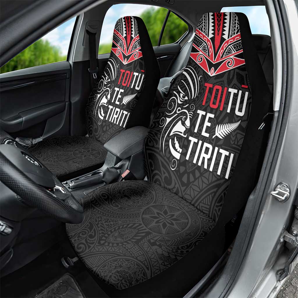 Aotearoa Toitu Te Tiriti Car Seat Cover New Zealand Honour The Treaty LT05 - Polynesian Pride