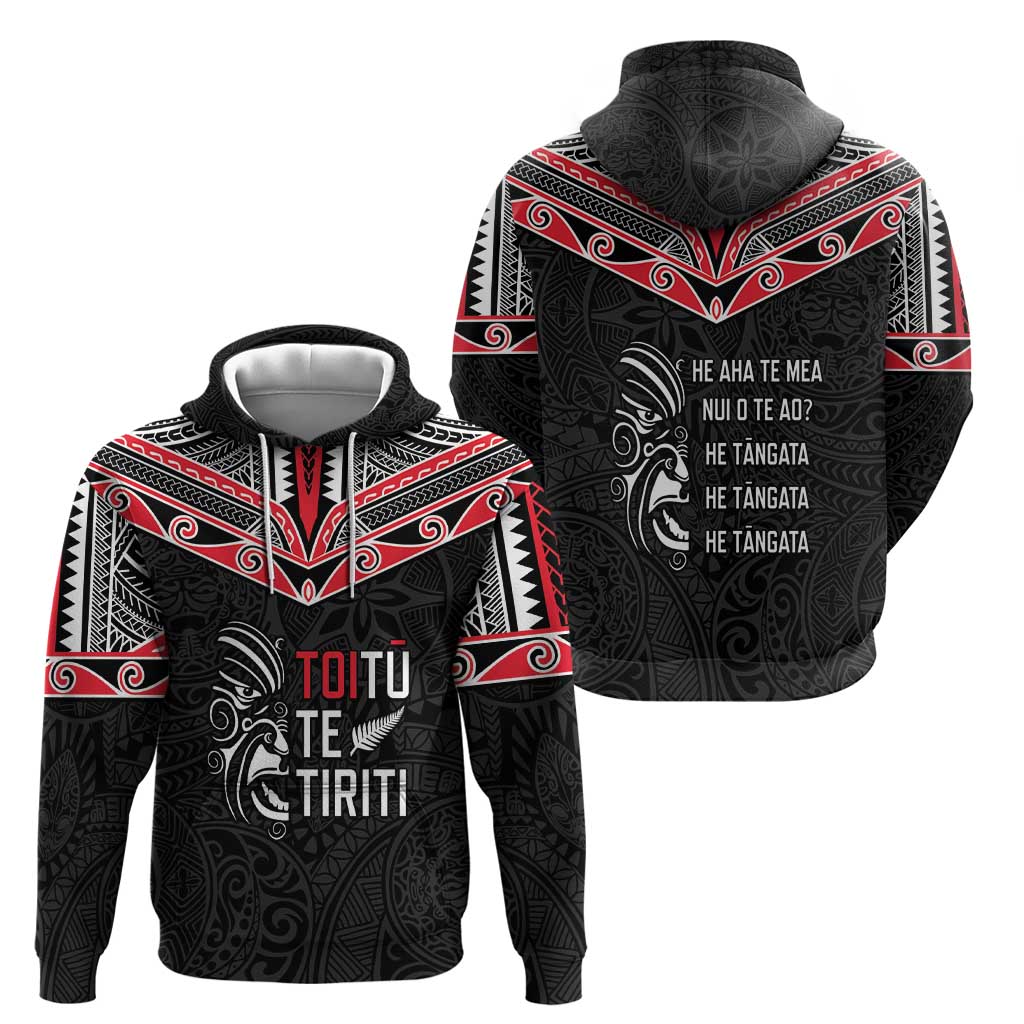 Aotearoa Toitu Te Tiriti Hoodie New Zealand Honour The Treaty