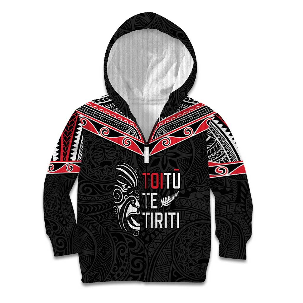 Aotearoa Toitu Te Tiriti Kid Hoodie New Zealand Honour The Treaty