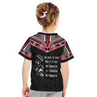 Aotearoa Toitu Te Tiriti Kid T Shirt New Zealand Honour The Treaty