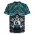 New Zealand Maori Rugby Jersey Poutama Pikorua Turquoise Paua Shell