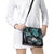 New Zealand Maori Shoulder Handbag Poutama Pikorua Turquoise Paua Shell