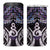 New Zealand Maori 4 in 1 Can Cooler Tumbler Poutama Pikorua Purple Paua Shell