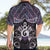 New Zealand Maori Hawaiian Shirt Poutama Pikorua Purple Paua Shell