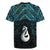 New Zealand Maori Rugby Jersey Poutama Manaia Turquoise Paua Shell