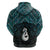 New Zealand Maori Zip Hoodie Poutama Manaia Turquoise Paua Shell