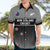 Custom New Zealand Cricket Hawaiian Shirt Black Cap Unbeatable