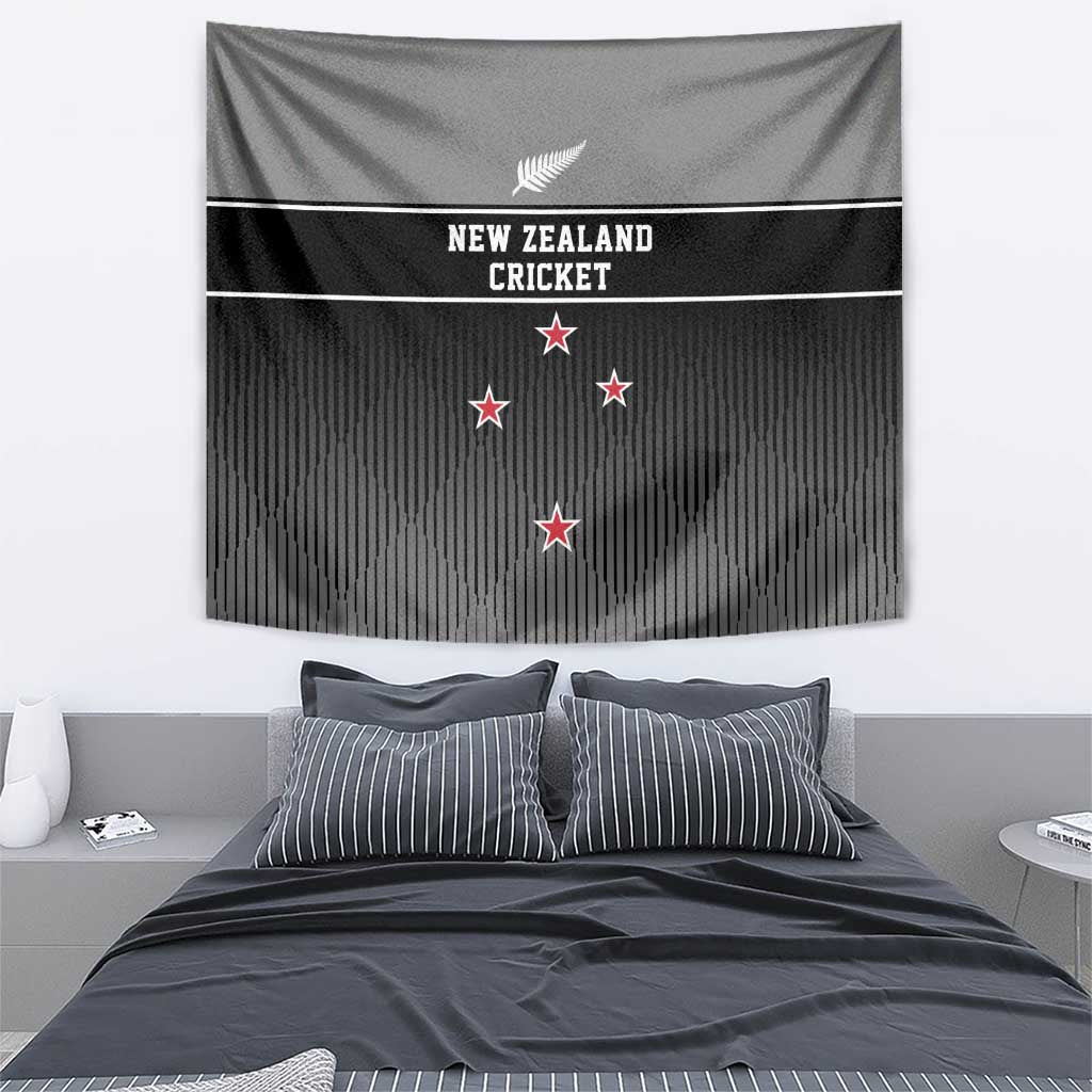 New Zealand Cricket Tapestry Black Cap Unbeatable