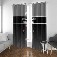 New Zealand Cricket Window Curtain Black Cap Unbeatable