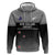 Custom New Zealand Cricket Zip Hoodie Black Cap Unbeatable