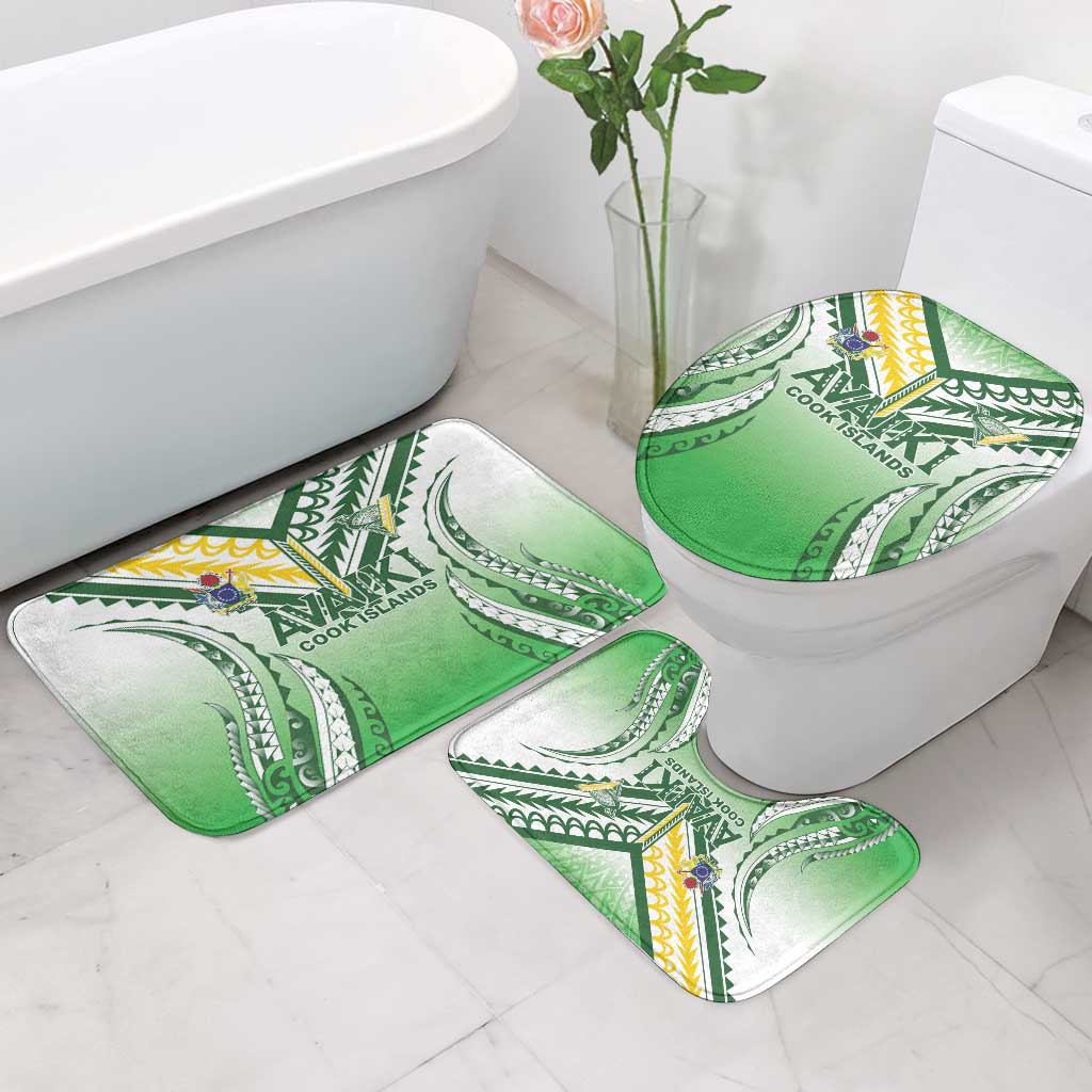 Cook Islands Avaiki Rugby Bathroom Set Go Champions - Polynesian Pride