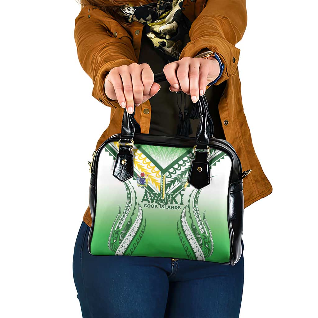 Cook Islands Avaiki Rugby Shoulder Handbag Go Champions - Polynesian Pride