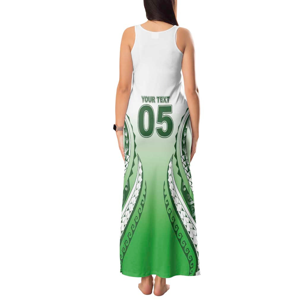 Custom Cook Islands Avaiki Rugby Tank Maxi Dress Go Champions - Polynesian Pride